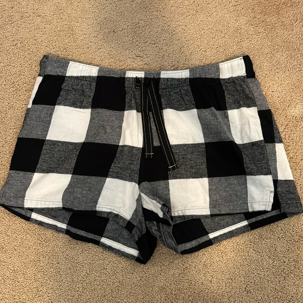 Flannel PJ Shorts